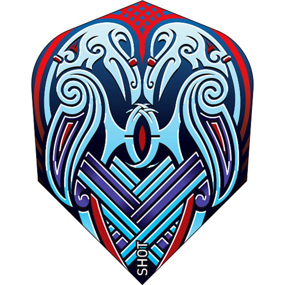 Shot-Viking-Raven-Dartflight-Blau Shot - Viking Raven - Dartflight