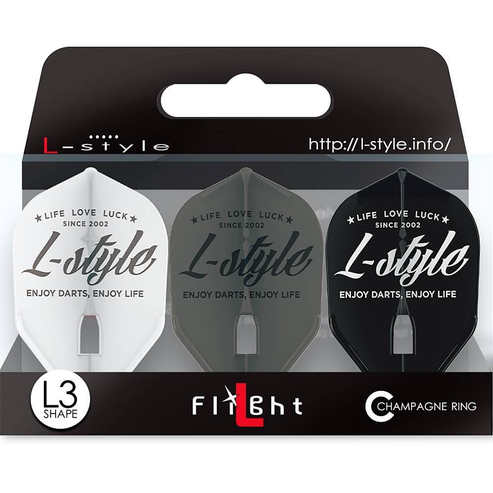 L-Style-Champagne-Flight-Pro-Vintage-Logo-Shape-Verpackung L-Style - Champagne Flight Pro - Vintage Logo - Shape