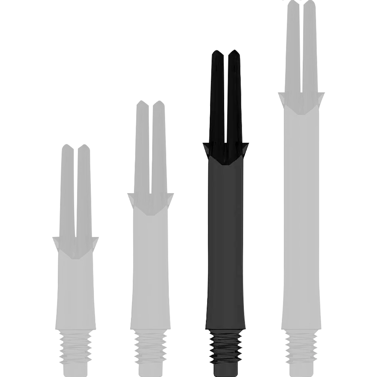 L-Style - L-Shaft Lock Straight - Schwarz Klar L-Style - L-Shaft Lock Straight - Schwarz Klar