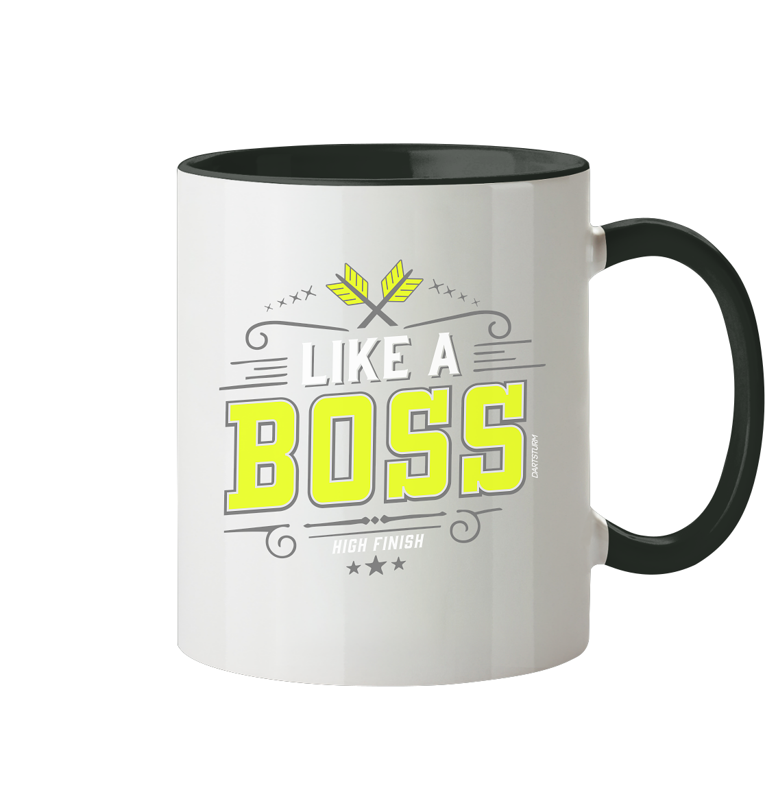 DartSturm - Like a Boss Yellow - Tasse zweifarbig DartSturm - Like a Boss Yellow - Tasse zweifarbig