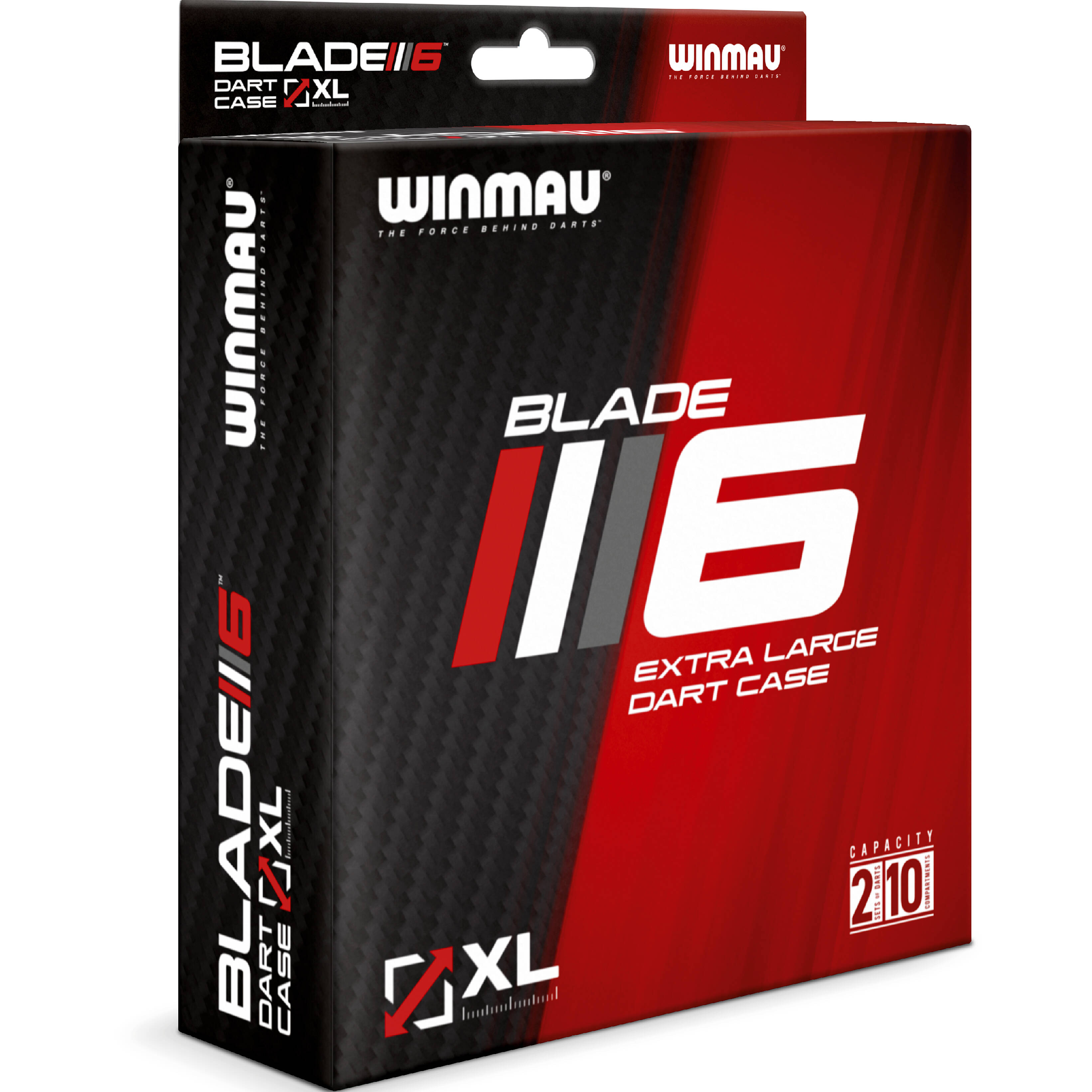 Winmau-Blade-6-XL-Dartcase-Verpackung Winmau - Blade 6 XL Dartcase